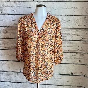 Antilia Femme 3/4 Sleeve Boho top